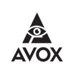 avox logo 500x500 white